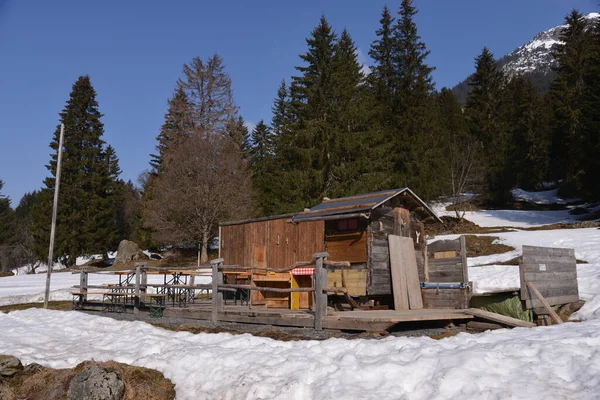 Σπίτι στο Νταβός Klosters — Φωτογραφία Αρχείου