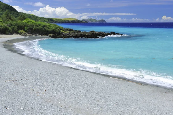 Scenic shot of Badai Bay Beach Lanyu island — 스톡 사진