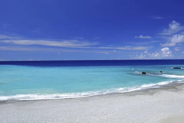 Vista panorámica de la isla de Badai Bay Beach Lanyu — Foto de Stock