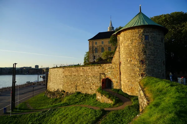 Крепость Акерсхус Средневековый Замок Осло Норвегия — стоковое фото