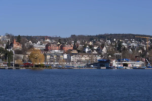 Vista panorámica del Crucero Lago Zurich — Foto de Stock