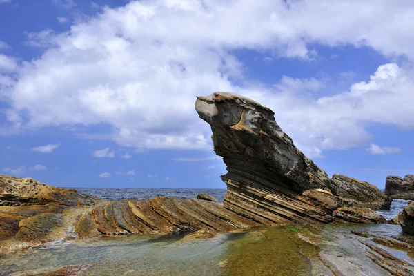 Felsen Meer Schönheit Von Yilan — Stockfoto