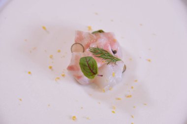 High angle shot of the delicious food in Seoul