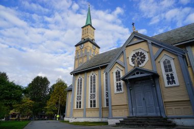 outside looking of Tromso Cathedral