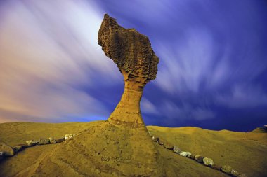 The portrait of The Queens Head Yeliu geopark City