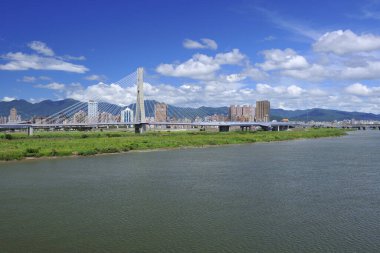 Scenic shot of Cable Stayed Bride City