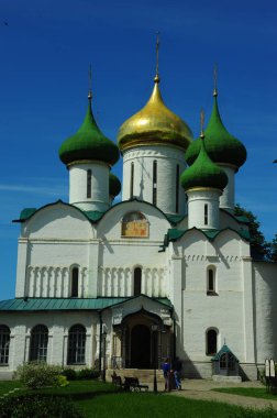 Low angle shot of Saviour Monastery of St Euthumius