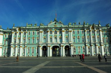 Outside looking of Winter Palace and State Hermitage