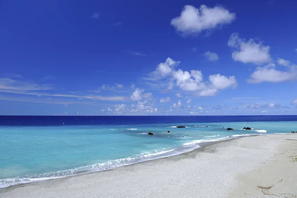 Vista panorámica de la isla de Badai Bay Beach Lanyu — Foto de Stock