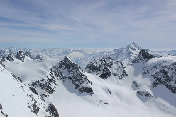 Hög Vinkel Skott Berget Titlis — Stockfoto