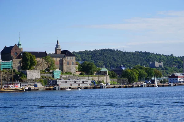 Paysage Urbain Avec Mer Journée — Photo