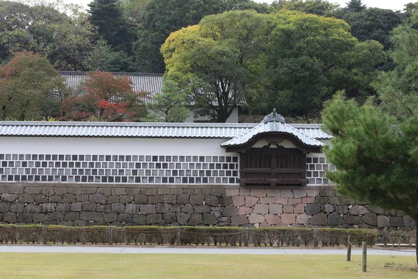 Sitio histórico mundialmente famoso Castillo de Kanazawa en Ishikawa — Foto de Stock