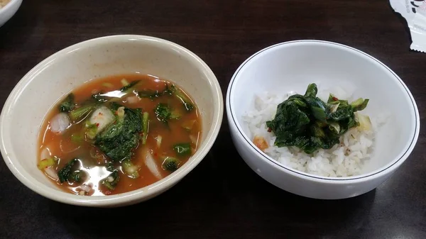 Sopa Arroz Comida Asiática — Foto de Stock