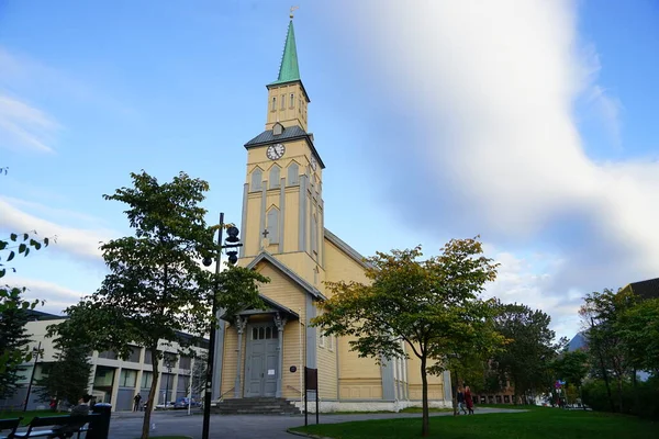 Exterior de la Catedral de Tromso — Foto de Stock