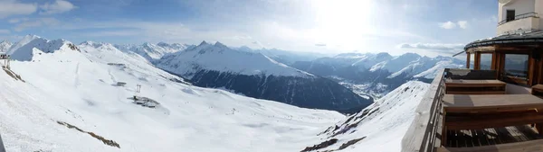 Natuurzicht op Davos Klosters — Stockfoto