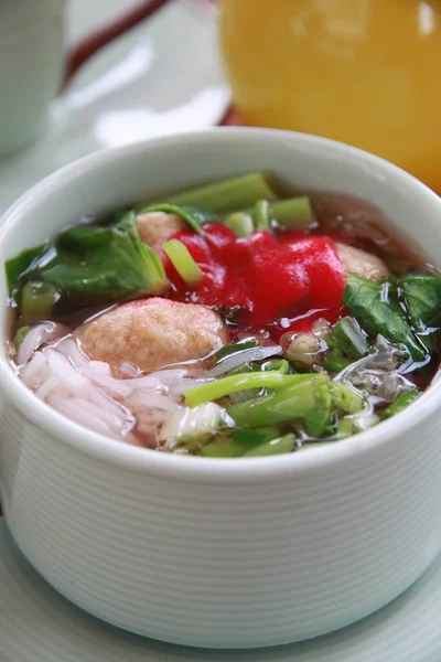 High angle shot of Thai traditional food — 图库照片