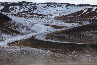 Myvatn volkanik gölünün güzelliği, İzlanda