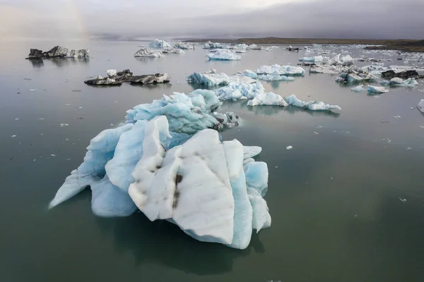 아이슬란드의 빙하호의 인상적 — 스톡 사진