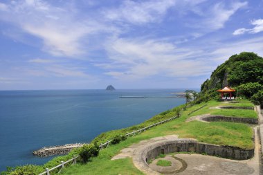 Baimiweng Kalesi Tayvan, doğa manzarası.