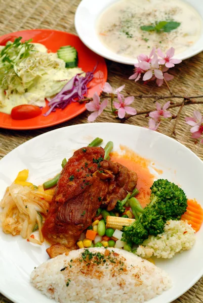 Tajwan Obiad Stylu — Zdjęcie stockowe