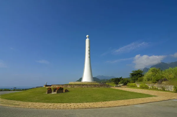 Captura Escénica Monumentos Trópico Cáncer Condado Hualien Taiwán — Foto de Stock