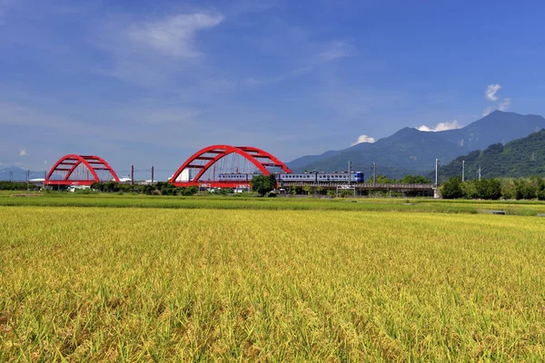 Puente Hierro Kecheng Taiwán —  Fotos de Stock