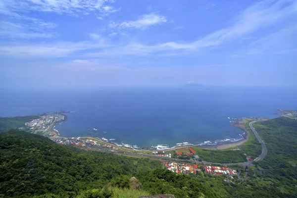 Tiro Ângulo Alto Honeymoon Bay Yilan County Taiwan — Fotografia de Stock