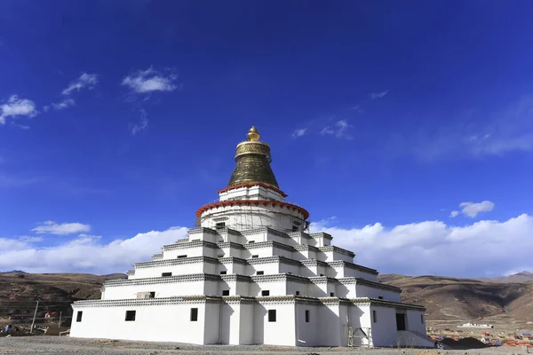 Klasztor Kandze Prowincji Syczuan Chiny — Zdjęcie stockowe