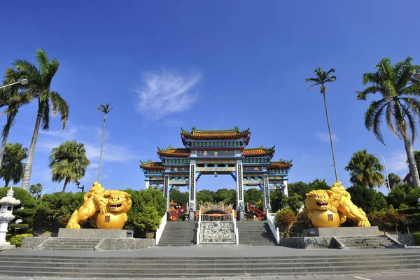 Templo Yimin Cidade Hsinchu Taiwan — Fotografia de Stock