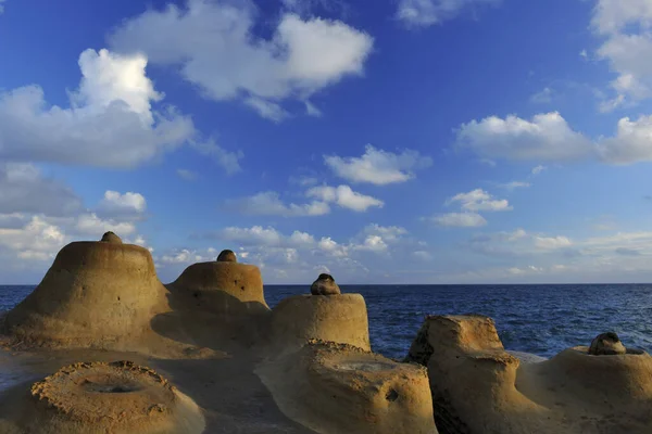 Yehliu Geopark Taiwan Tájkép — Stock Fotó