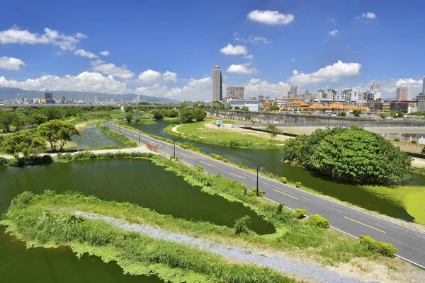 Xinhai Constructed Wetland Taiwan — Stockfoto