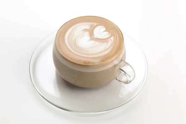 Latte Com Arte Latte — Fotografia de Stock