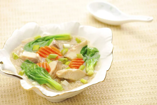 Рибна Каша Тайвань Закуска Смачної Їжі — стокове фото