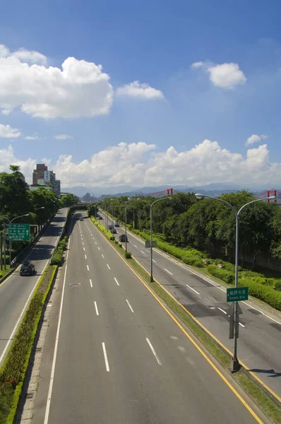 High Angle Shot Highway Taipei Taiwan — Stock Photo, Image
