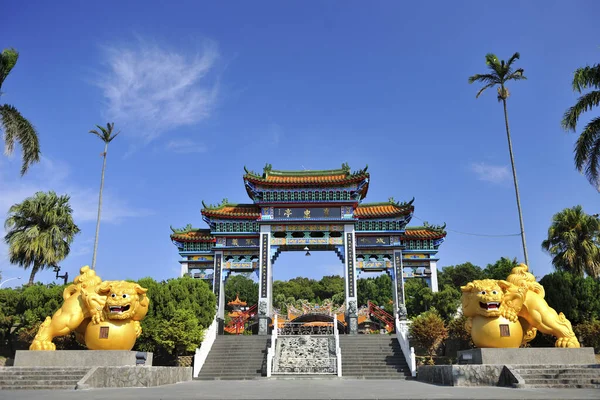 Templo Yimin Cidade Hsinchu Taiwan — Fotografia de Stock