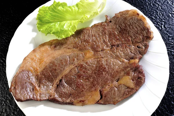 Izgara Biftek Lezzetli Yemekler — Stok fotoğraf