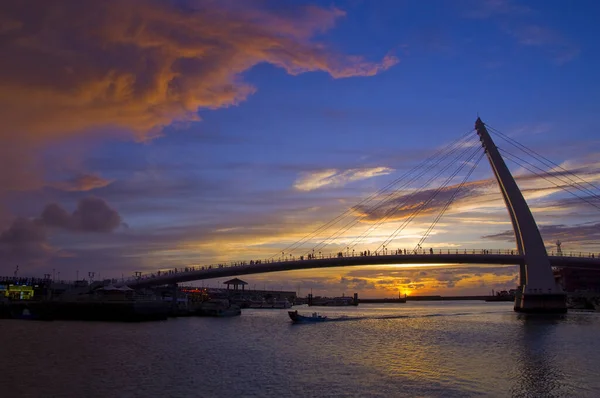 Tamsui Fishermans Werf Tamsui New Taipei City Taiwan — Stockfoto