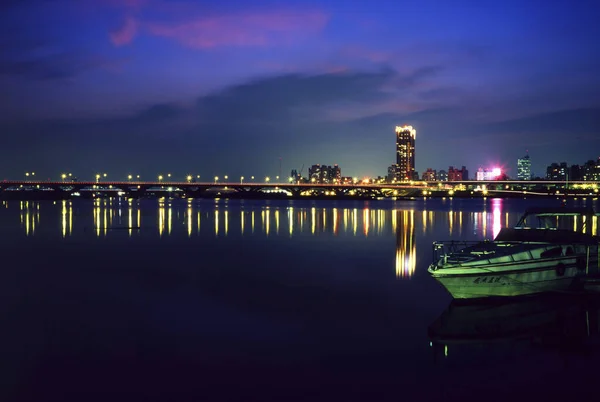 Scenic Shot Van Tamsui River Taipei Taiwan — Stockfoto