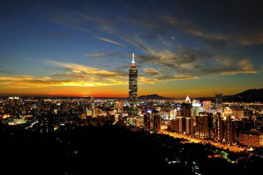 Tayvan 101 'in günbatımı