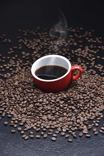 Rostiga Kaffebönor — Stockfoto