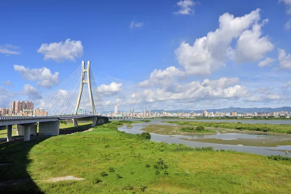 Neue Taipei City Bridge Taiwan — Stockfoto