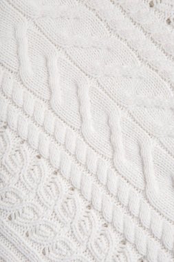 Güzel bir parçası olarak geri ilginç bir örme bir doku