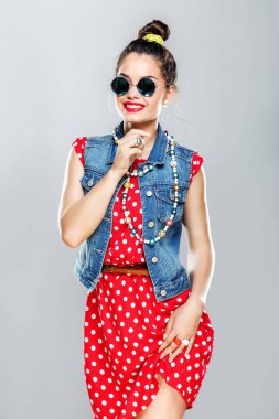 oldukça moda model poz