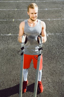 Adam Stadyumu'nda egzersizleri yapıyor 