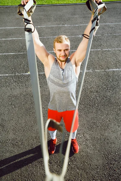 Adam Stadyumu'nda egzersizleri yapıyor