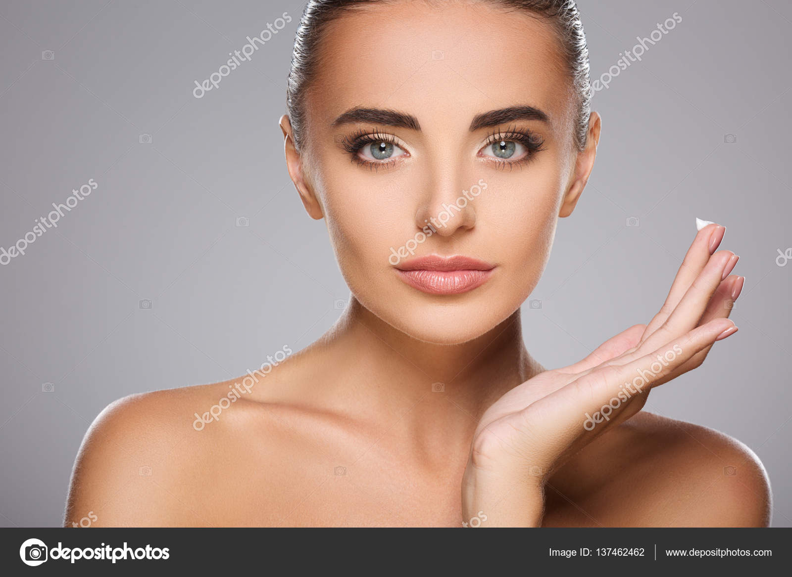 Voľný nahé model fotografie