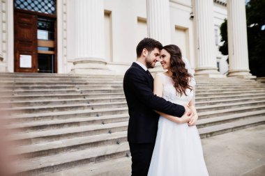 Güzel gelin ve damat