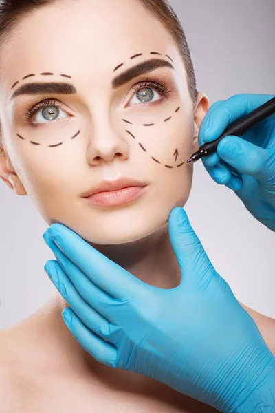 Konzept der plastischen Chirurgie — Stockfoto