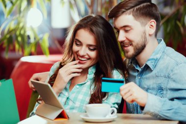 Çevrimiçi alışveriş kavramı