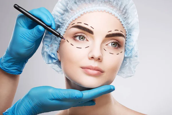 Konzept der plastischen Chirurgie — Stockfoto